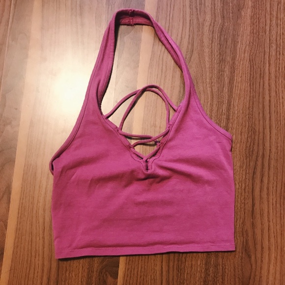 Express Haltered Cropped Top - Picture 1 of 1